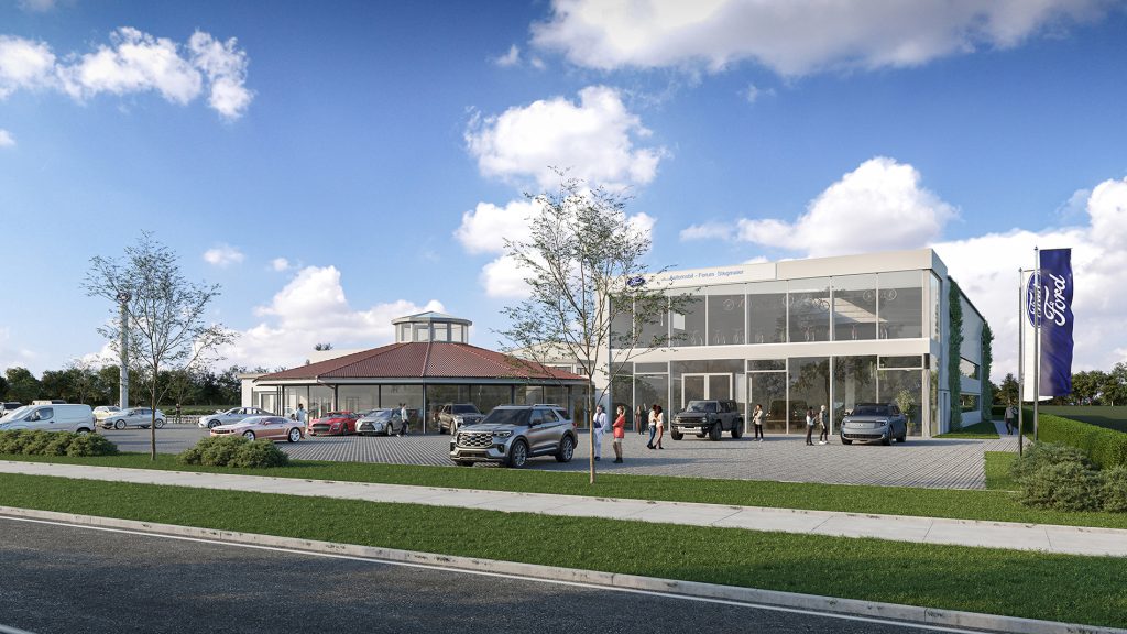 Herausforderungen angenommen. Neuer Auftritt, weitere Standorte und kräftige Investitionen – der älteste Ford-Partnerbetrieb in der Region rüstet sich für den Wettbewerb von morgen.