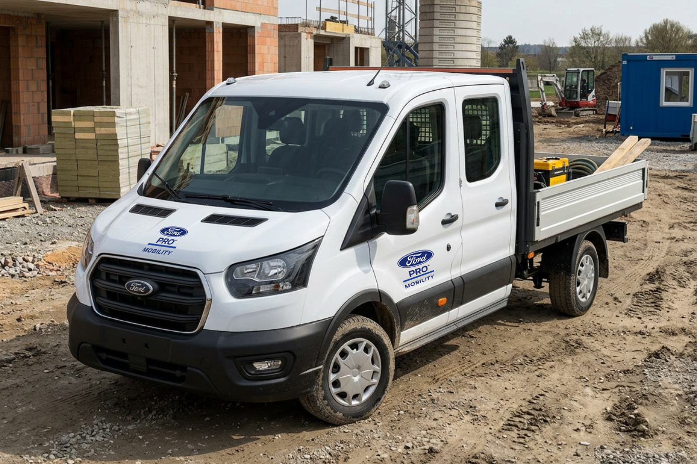 Miete Ford Transit Pritsche Doppelkabine